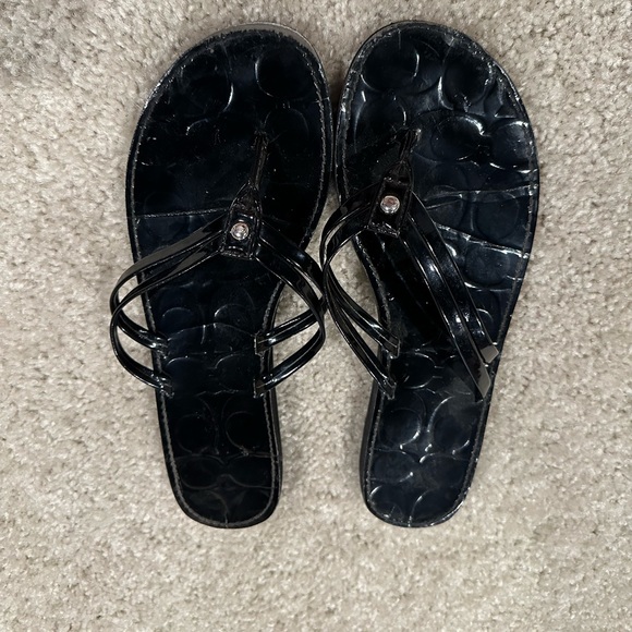 Coach juney flip flops Clearance